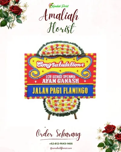 Bunga Papan Congratulation di Tretep